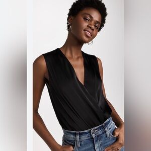 NWOT Amanda Uprichard Black Bodysuit